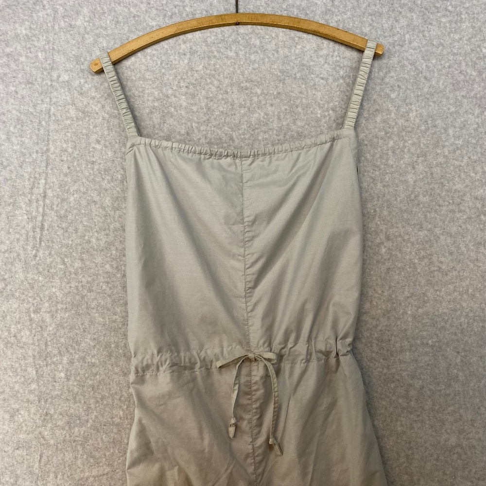 Vintage Obermeyer Size 10 Darlene Jumpsuit Light Grey Poly Nylon Cotton Made USA